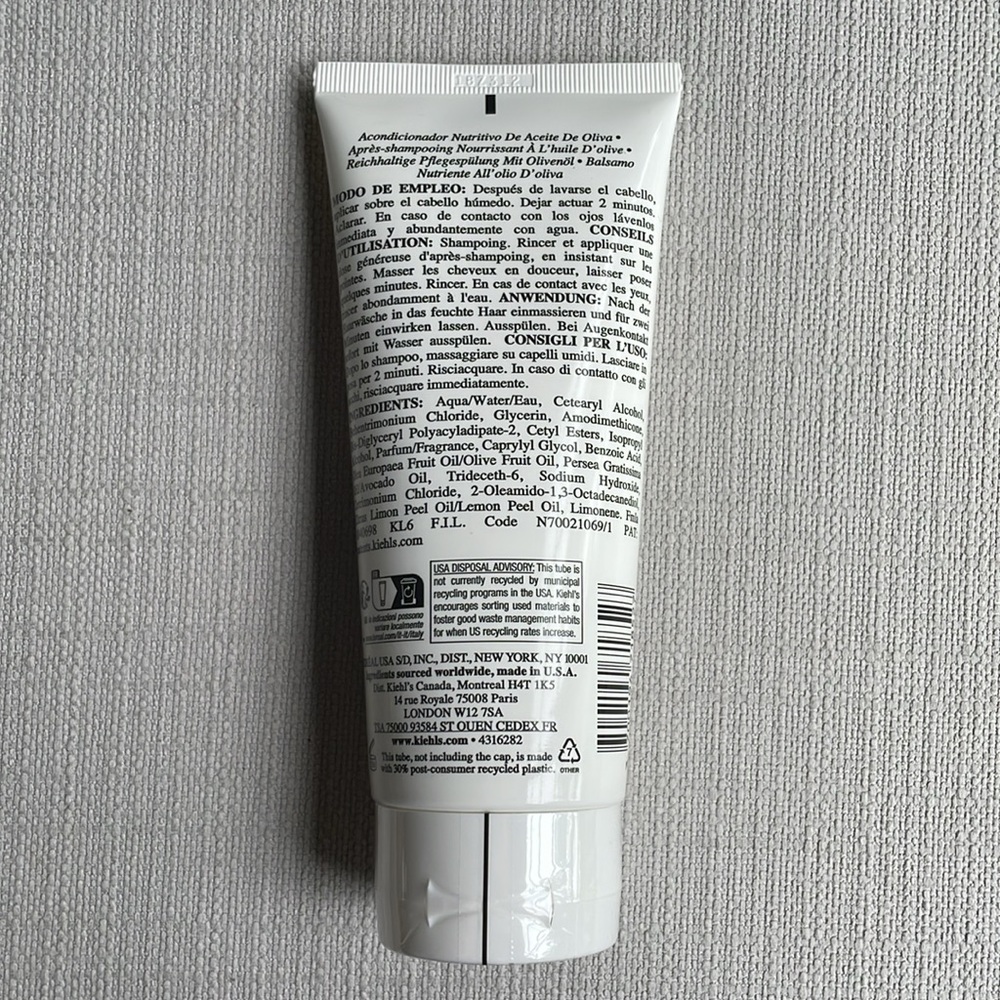 Kiehl's nourishing Olive Fruit Oil Conditioner - Picture 5 of 9